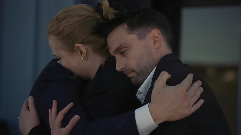 Sarah Snook, Kieran Culkin, and Jeremy Strong in Succession