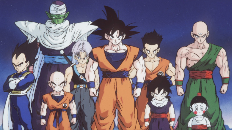 The cast of Dragon Ball Z