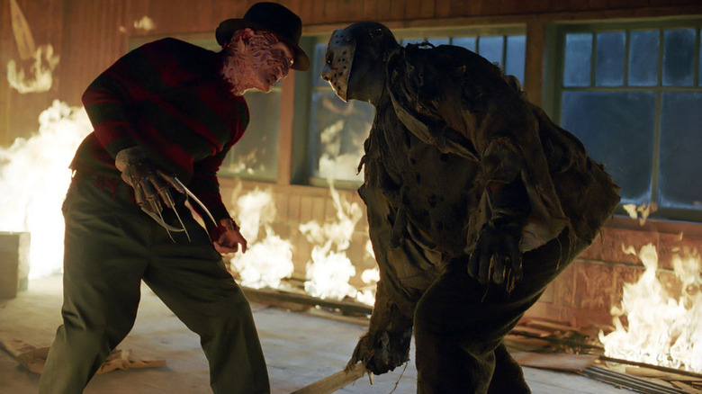 Luta final de Freddy x Jason