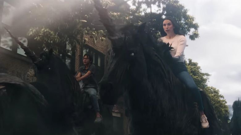 Ian Chen, Grace Caroline Currey, and murder unicorns in Shazam! Fury of the Gods