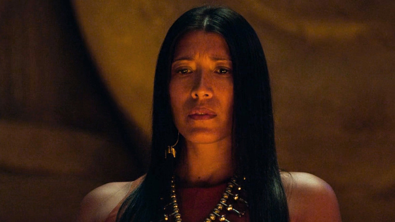 Diana Bermudez as the avatar of Hathor