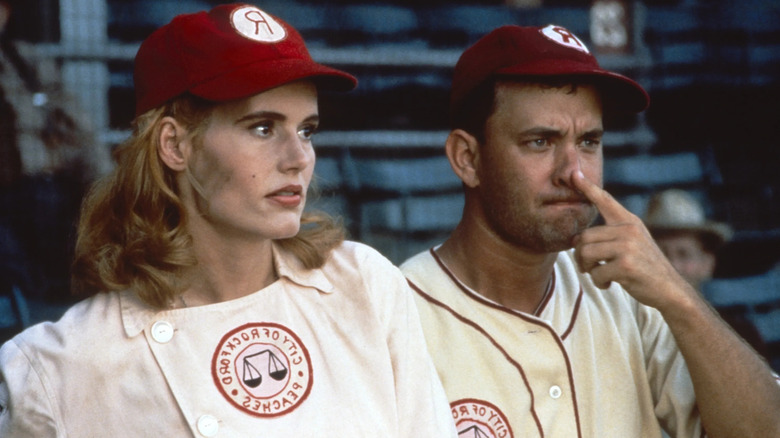 Una liga propia, Geena Davis, Tom Hanks