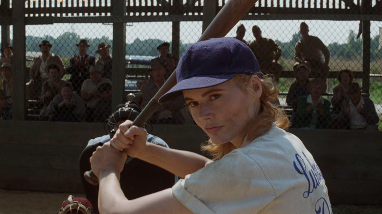 geena davis batting a league of their own