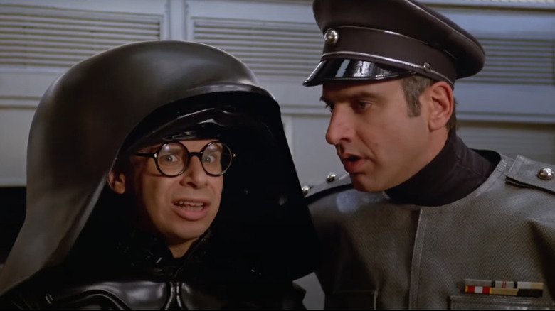 Dark Helmet and Colonel Sanders in Spaceballs