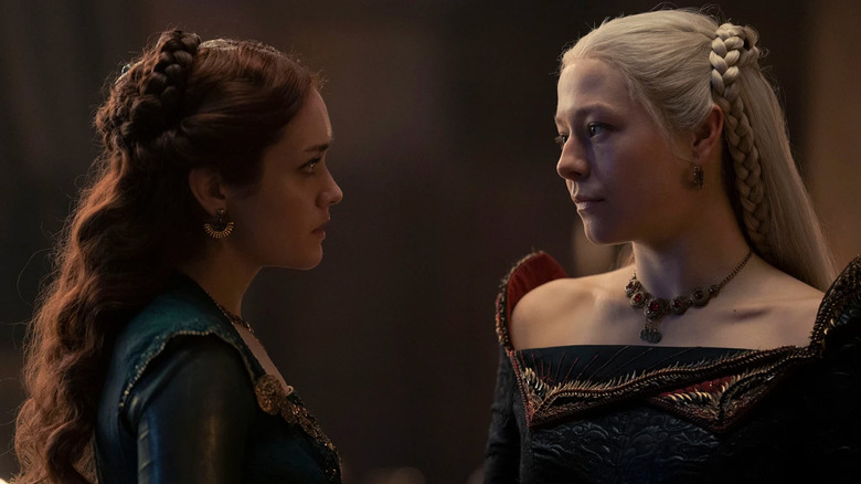 Olivia Cooke and Emma D'Arcy in House of the Dragon