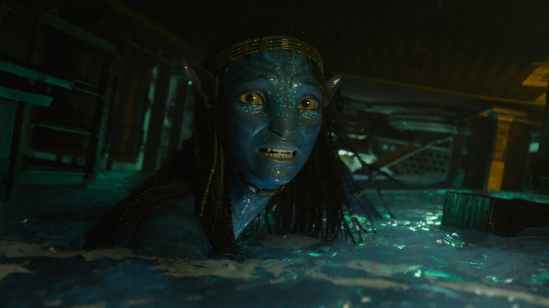 Neytiri in Avatar: The Way of Water