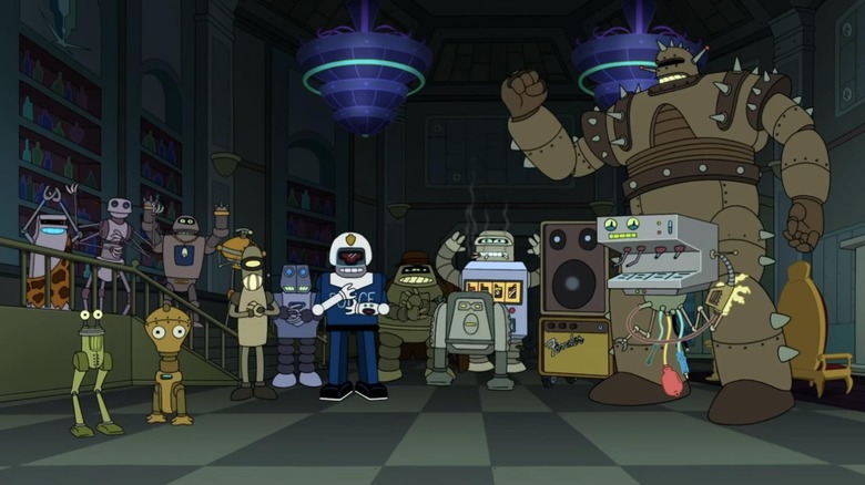 Futurama: The Beast With A Billion Backs the League of Robots