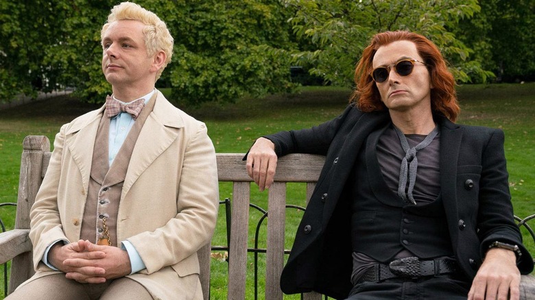 Michael Sheen and David Tennant in Good Omens