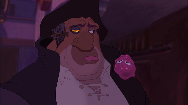 Treasure Planet captain and blob