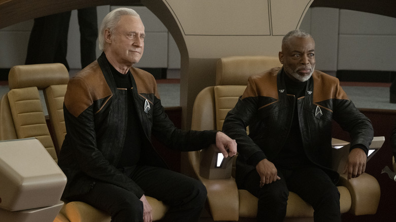 Brent Spiner and LeVar Burton in Star Trek: Picard