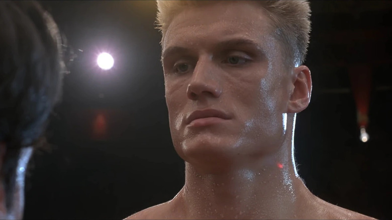 Rocky IV drago looking sweaty