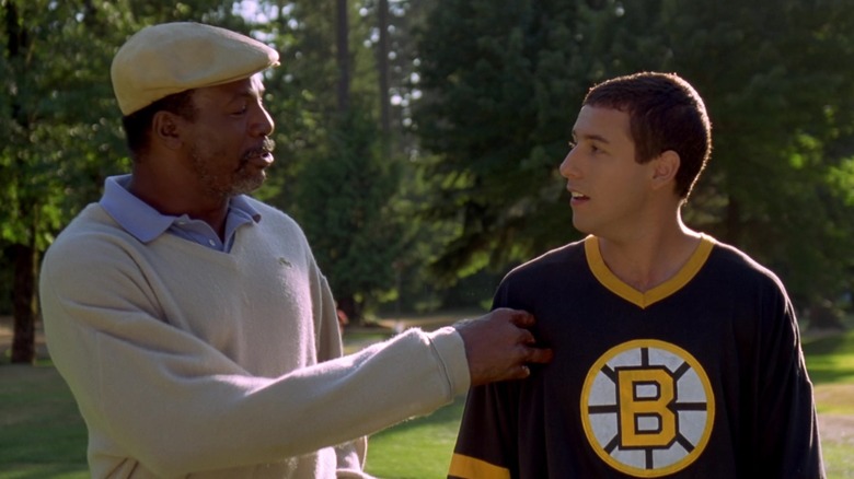 Chubbs and Happy talk in Happy Gilmore