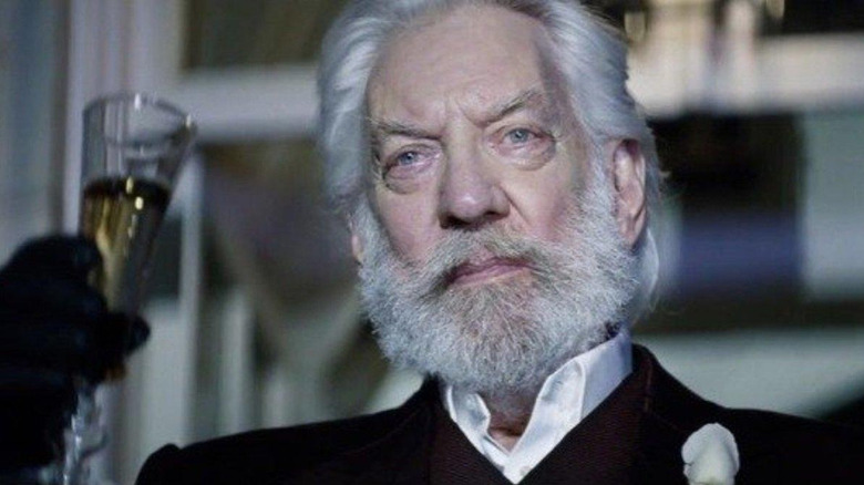 Donald Sutherland President Snow The Hunger Games