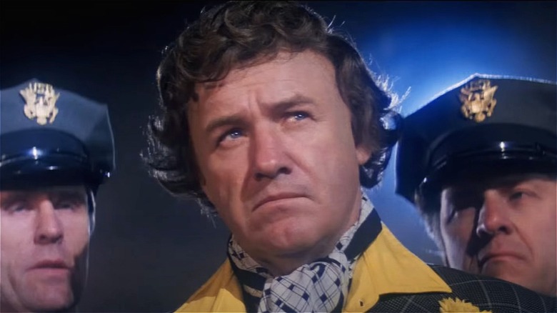 Gene Hackman sporting a wig as Lex Luthor 