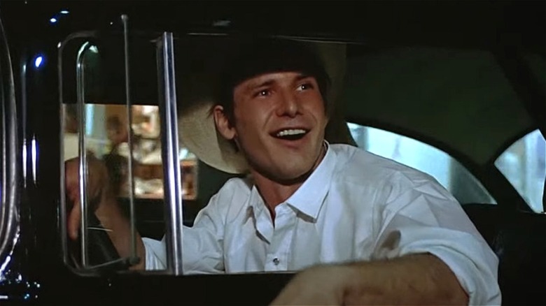 Harrison Ford driving Chevy in American Graffiti