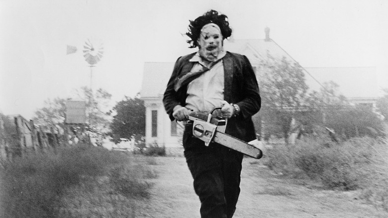 The Texas Chain Saw Massacre Leatherface Black and White