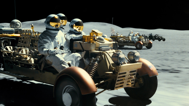 Astronauts on the moon in Ad Astra