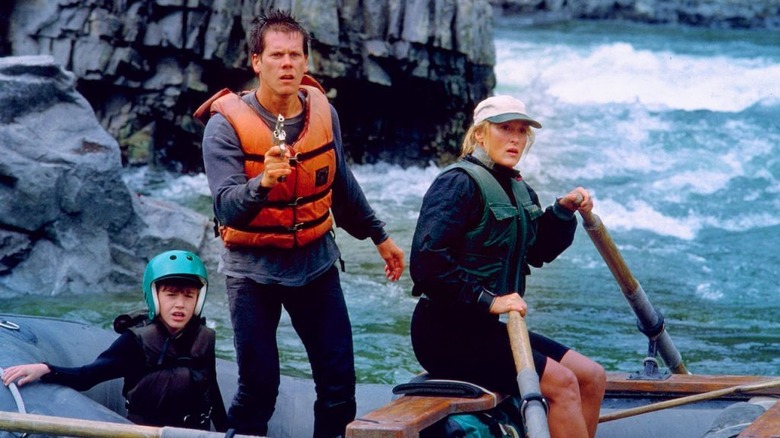 Meryl Streep and Kevin Bacon in The River Wild