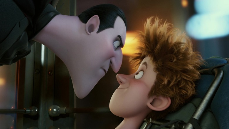 Adam Sandler and Andy Samberg in Hotel Transylvania