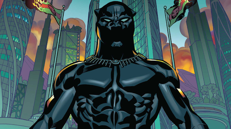 T'Challa in his Black Panther outfit