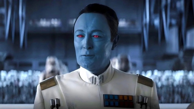 Lars Mikkelsen as Thrawn in Ahsoka