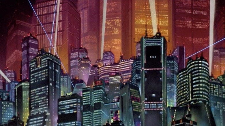 The skyline of Neo-Tokyo