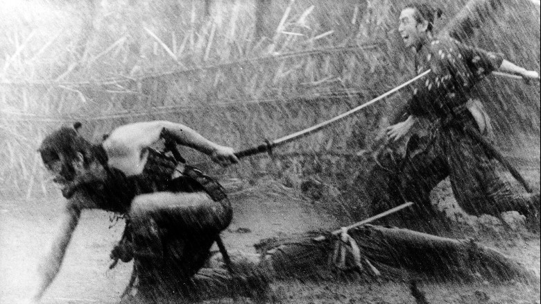 A still from Akira Kurosawa's Seven Samurai