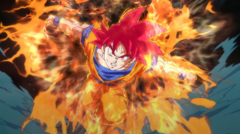 Goku in Dragon Ball Z Battle Of The Gods