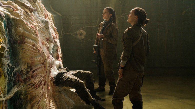 Tuva Novotny and Natalie Portman in Annihilation