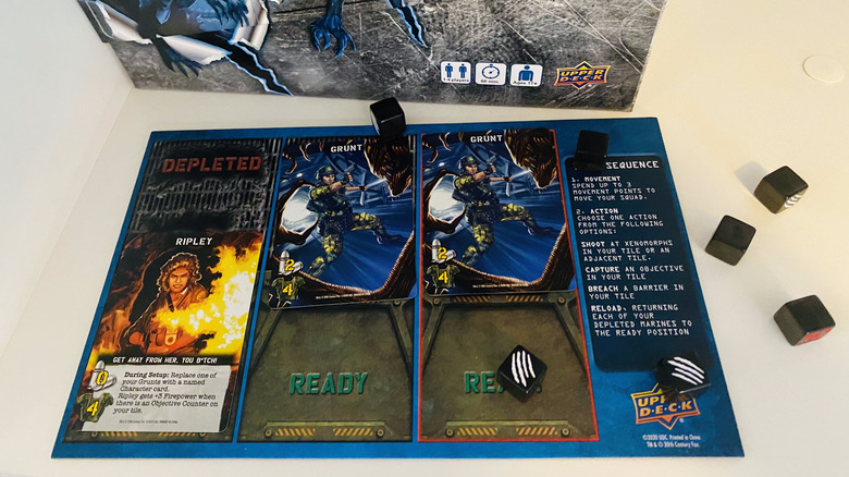 aliens bug hunt board game upper deck