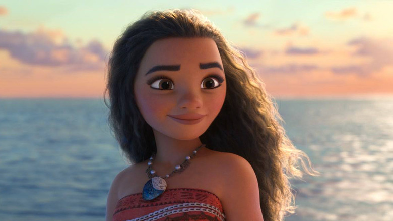 Moana smiling in Moana 2