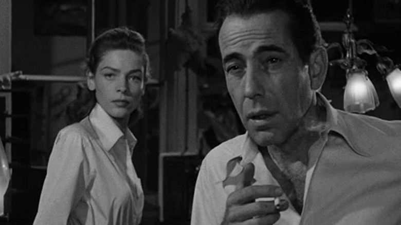 Lauren Bacall and Humphrey Bogart in the Big Sleep