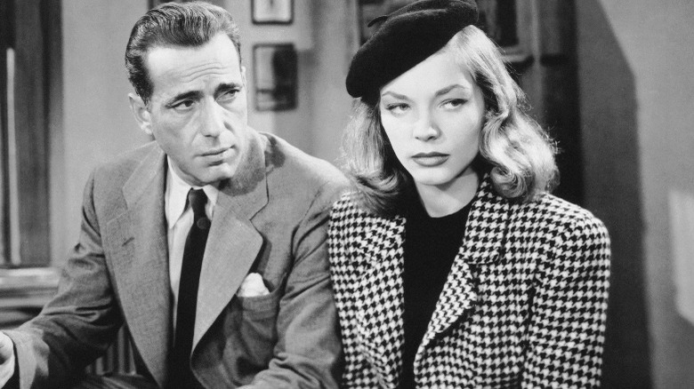 Lauren Bacall and Humphrey Bogart in the Big Sleep