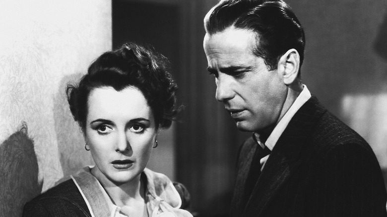 Mary Astor and Humphrey Bogart in The Maltese Falcon