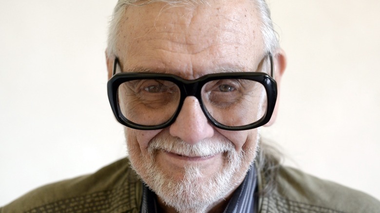 George Romero smiling