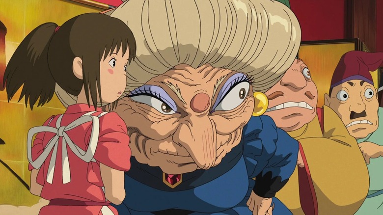 The witch Yubaba tells Chihiro to find her family among the pigs in Spirited Away