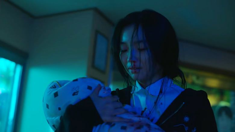 Hee-su holding baby, "All of Are Dead"