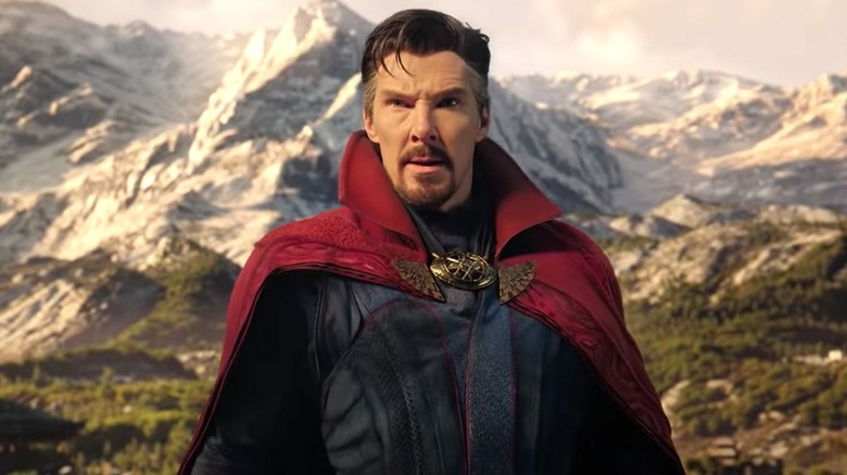 Doctor Strange in the Multiverse of Madness in the mountains