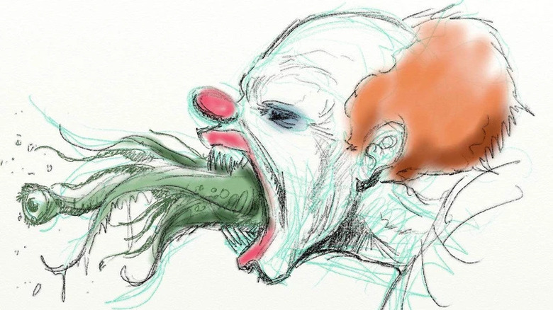 Pennywise with tentacles out his mouth