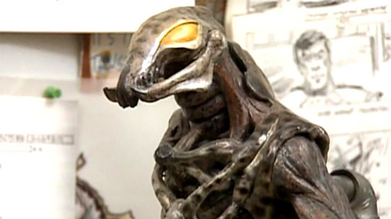 Maquette of Predator's original suit design