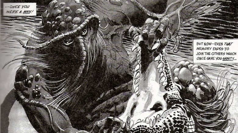 An illustration of Man-Thing in Savage Tales #1