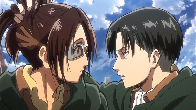 Attack on Titan Hange Levi there's an abnormal right here