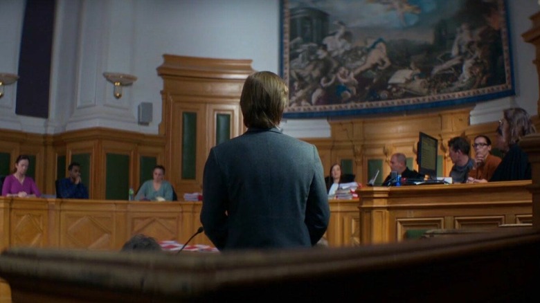 Sandra addresses the court in Anatomy of a Fall