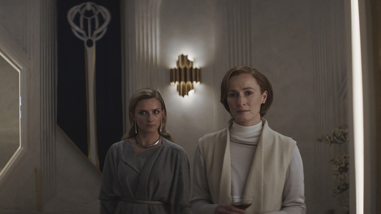 Faye Marsay and Genevieve O'Reilly in Andor 