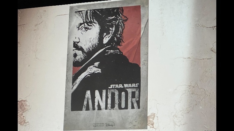 Diego Luna on Andor poster, Star Wars Celebration 2022