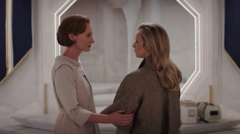 Genevieve O'Reilly and Faye Marsay in Andor