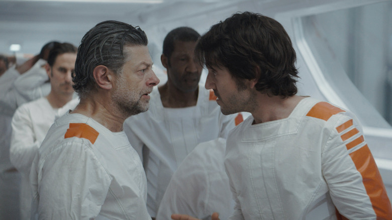 Andy Serkis and Diego Luna in Andor