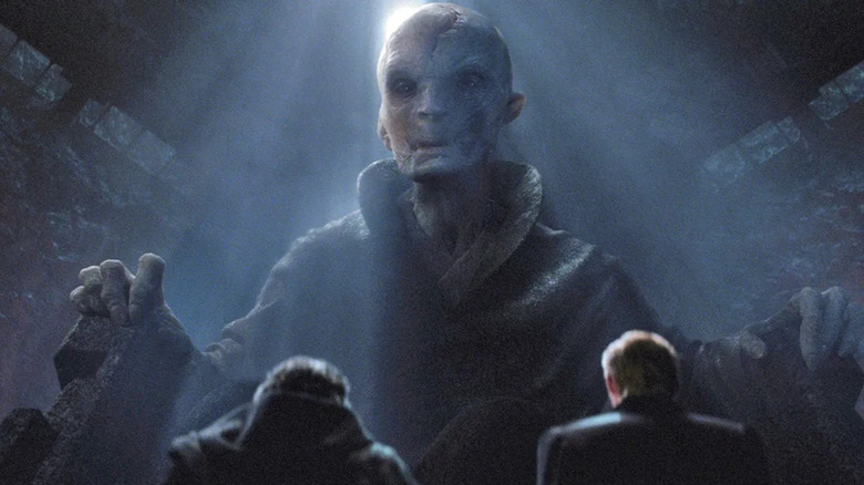 Snoke in The Force Awakens