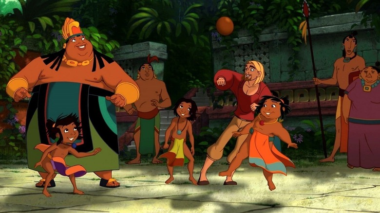 Tulio playing with children