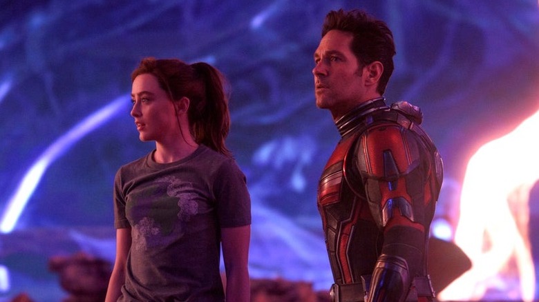 Kathryn Newton and Paul Rudd in Ant-Man and the Wasp: Quantumania